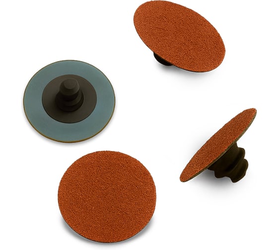 Изображение товара Шлифовальный быстросъемный круг REXXTOOL PREDATOR R-TYPE ALUMINIUM 75мм, 4 шт, P80 RXT-R-TYPE-ALU-75-80