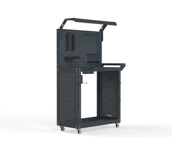 Изображение товара Тележка инструментальная ООО Металекс Metalex тип 6, 700х350х800, 2-е полки, серый, 118801