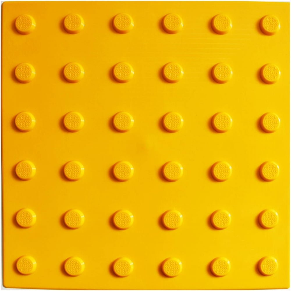 Изображение товара Тактильная плитка ПластФактор ТПУ Конус 300х300х6.5 мм, 20 шт