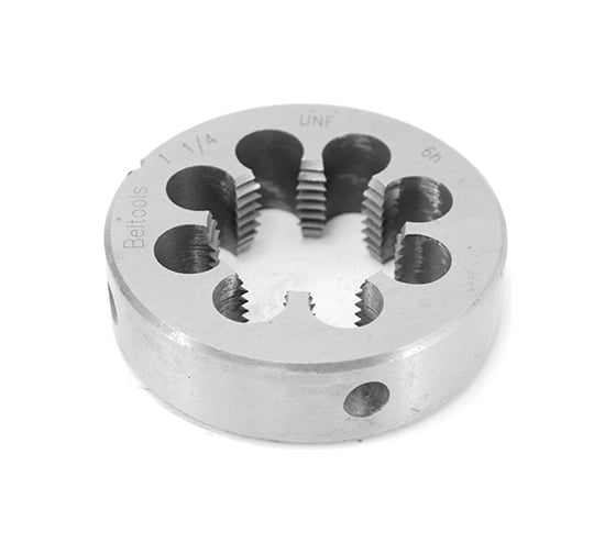 Изображение товара Плашка дюймовая 1 1/4" 12H UNF 60 гр. dнар.резьбы=31,75 D=65 мм Beltools ri.126.95
