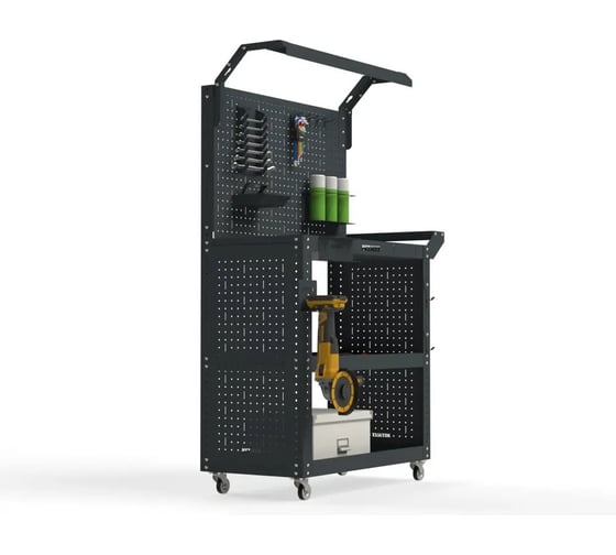 Изображение товара Тележка инструментальная ООО Металекс Metalex тип 6, 700х400х950, 3 полки, серый, 118853