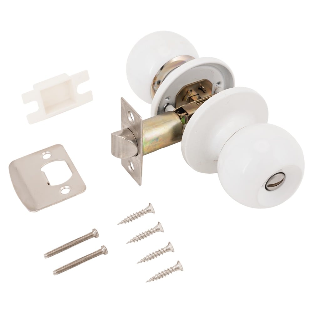 Изображение товара Защёлка Аллюр 5560 BK WW белая фиксация межкомнатной двери