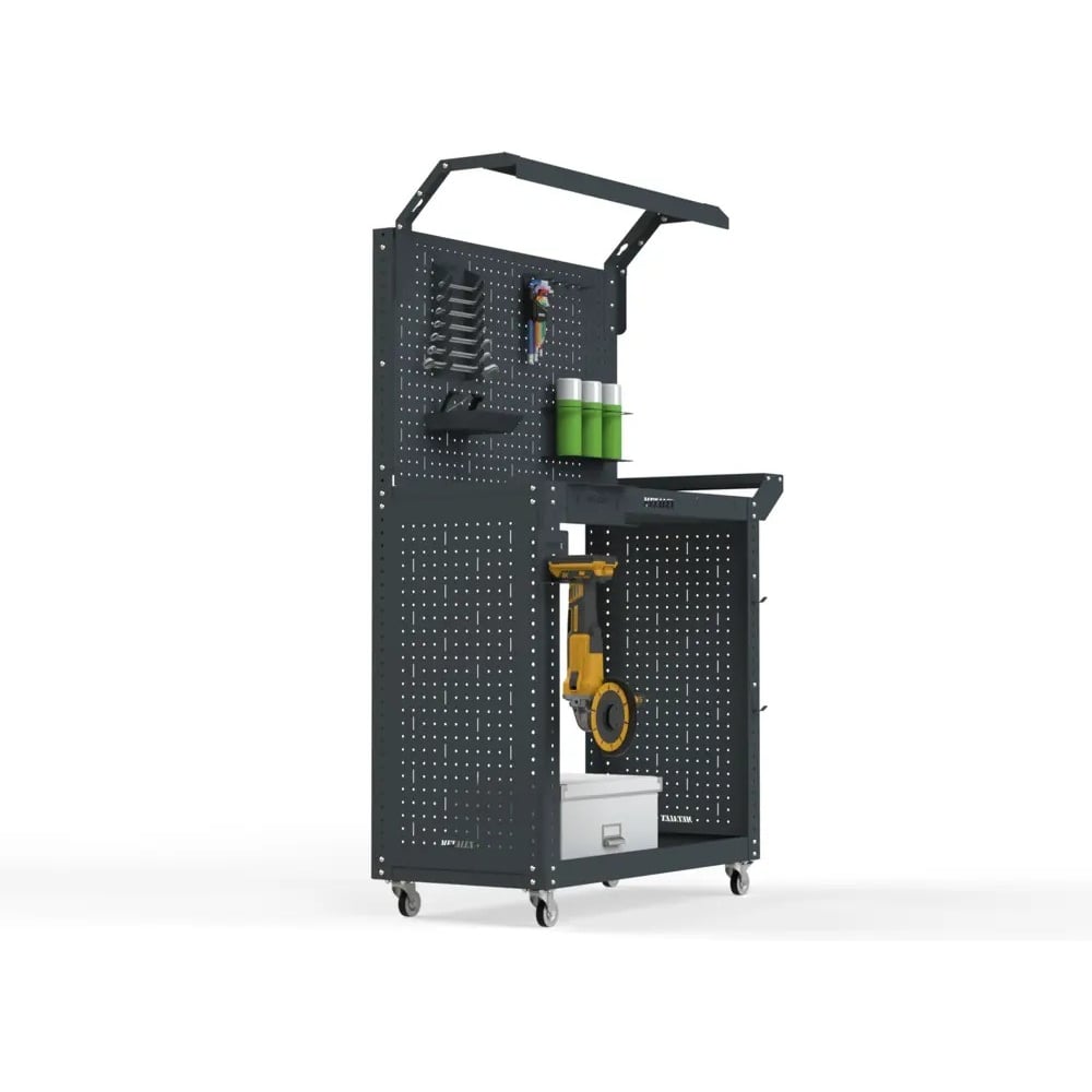 Изображение товара Тележка инструментальная Металекс тип 6 700х450х800 мм 2 полки серый