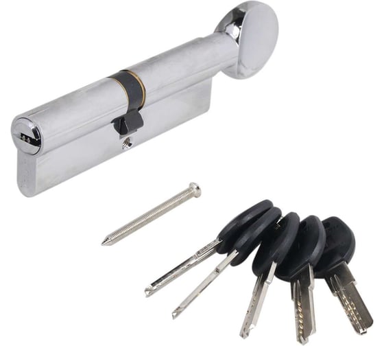 Изображение товара Цилиндровый механизм Аллюр HD FG 100-5К CP (50x50G) хром перф,кл БЛИСТЕР 12217