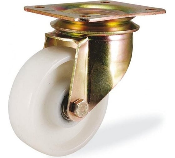 Изображение товара Большегрузная поворотная колесная опора с площадкой KAMA K-4102-RPR-100