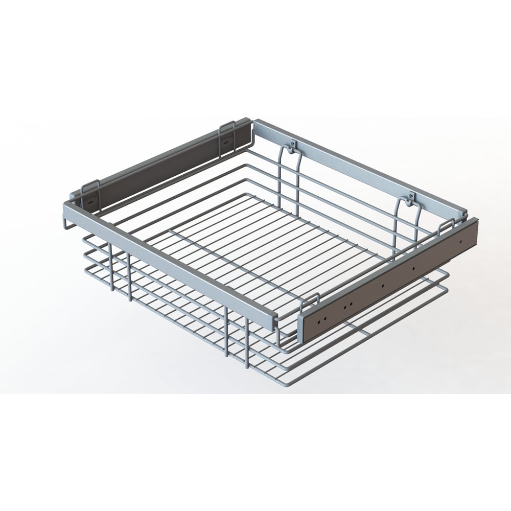 Изображение товара Корзина для мебели JET 1603 (450-590) с телескопическими направляющими, серый