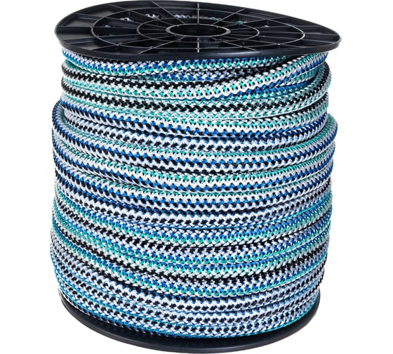 Изображение товара Вязаная веревка ЭБИС ПП 20 мм 80 м цветная 76147