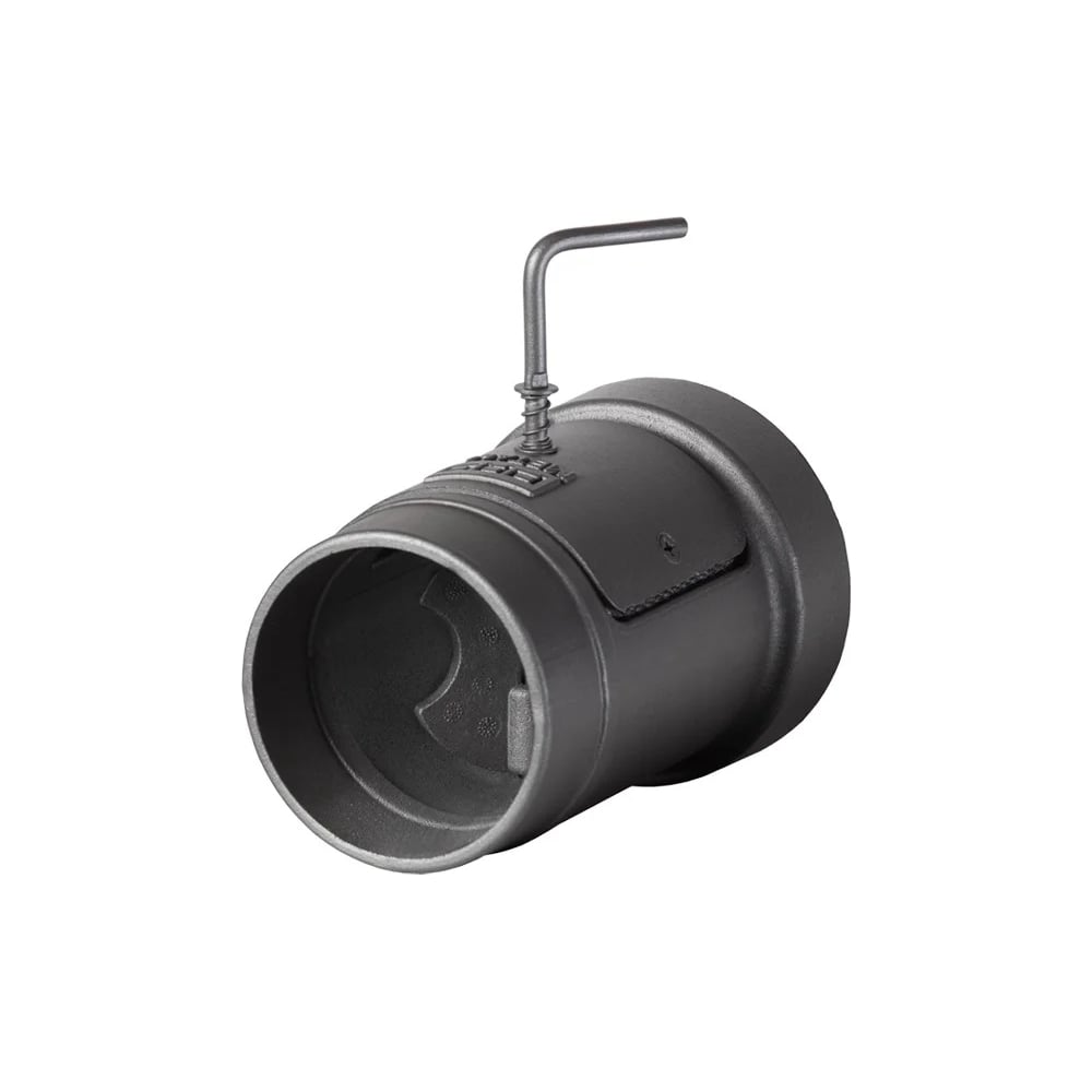 Изображение товара Стартовый дымоход PROMETALL 115-136 с ревизией и шибером p0078