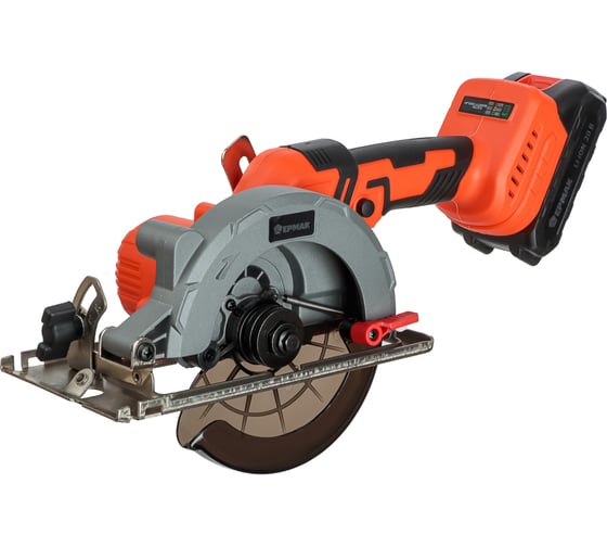 Изображение товара Пила циркулярная аккумуляторная бесщеточная ЕРМАК мини, 20В, 2Ач 691-053