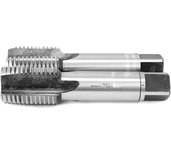 Изображение товара Метчик М60х5,5 машинно-ручной (HSS) 2шт компл. L=221мм исп1 ГОСТ 3266-81 Beltools ri.114.1033