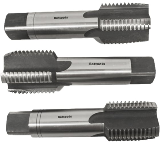 Изображение товара Метчик Beltools М80х6 машинно-ручной HSS 3шт компл. L=258мм исп1 ГОСТ 3266-81 ri.114.1962