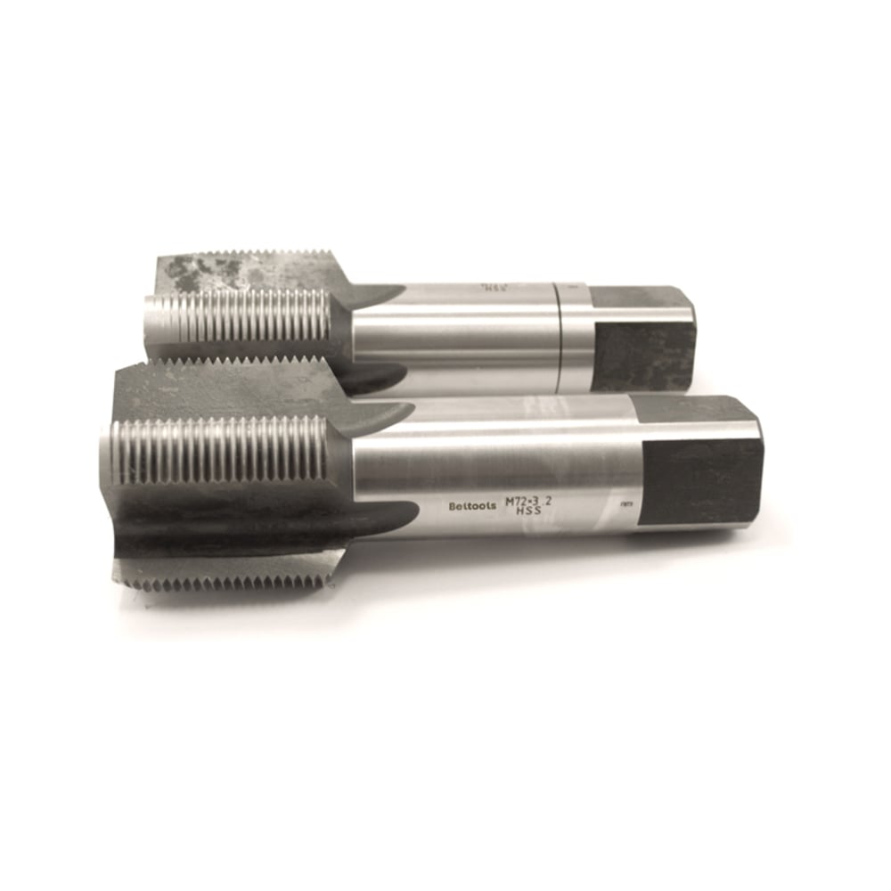 Изображение товара Метчик Русский Инструмент М72х3 машинно-ручной HSS комплект 2 шт. длина 200 мм