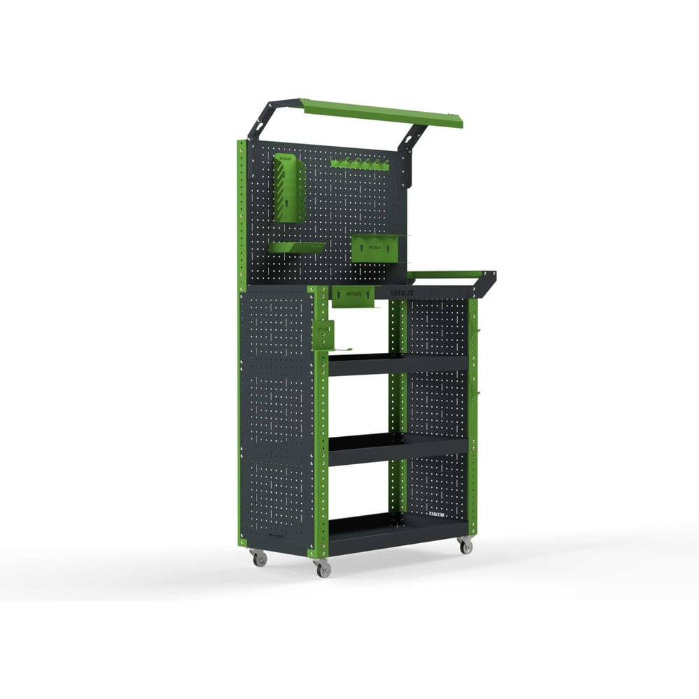 Изображение товара Тележка инструментальная Metalex тип 6, 700x400x950, 4 полки