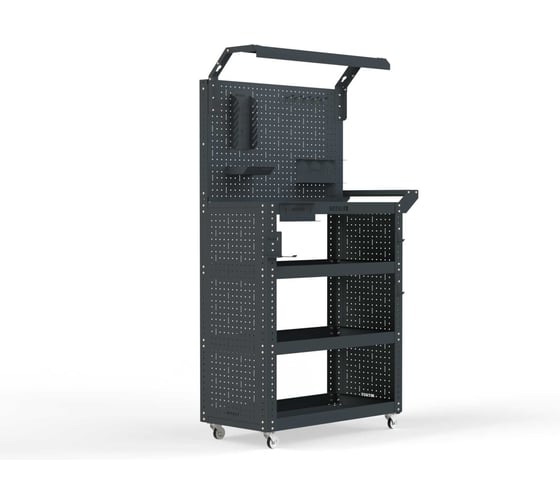 Изображение товара Тележка инструментальная ООО Металекс Metalex тип 6, 700х400х950, 4 полки, серый, 118885