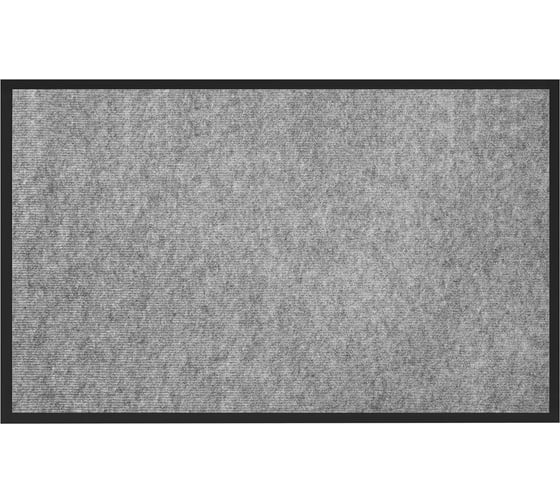 Изображение товара Коврик придверный ОФИСМАГ 80x120см, серый, влаго-грязезащитный 300гр/м2 мелкий рубчик PRIMILA STANDARD, 701020