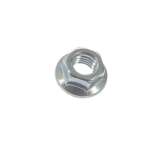 Изображение товара Гайка с фланцем шестигранная КВАДРА DIN6923, M6, цинк, кор., 100шт 692306007100
