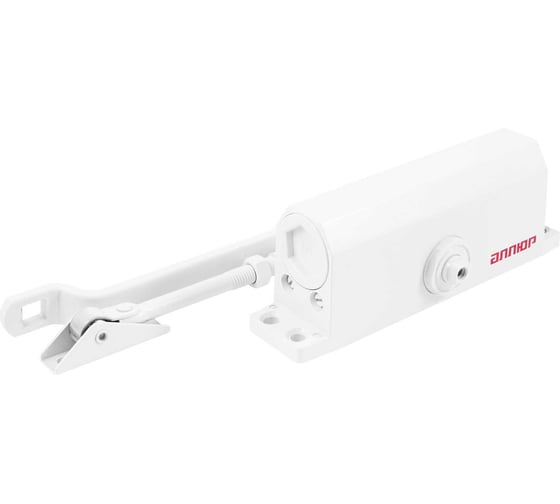Изображение товара Доводчик дверной Аллюр COMFORT, ДД 188/3-5 A-W (до 130 кг), белый, RAL9016, морозостойкий 17021