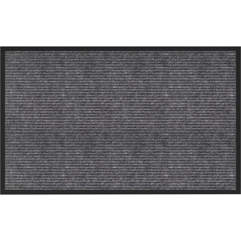 Изображение товара Коврик придверный ОФИСМАГ 80x120см серый влагосээлка ребристый