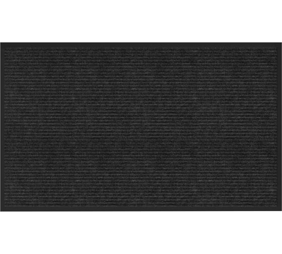 Изображение товара Коврик придверный ОФИСМАГ 90x150см, черный, влаго-грязезащитный, 450гр/м2, ребристый, PRIMILA EXTRA, 701031