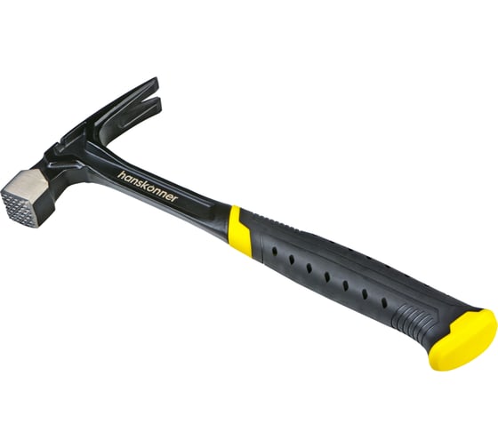 Изображение товара Молоток-гвоздодер Hanskonner 800г. цельнокованый, HK1010-84-800