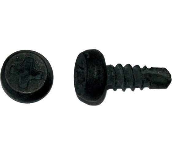 Изображение товара Саморез клоп КРЕП-КОМП со сверлом, черный, 3,5x11 200 шт. кчс1135мф