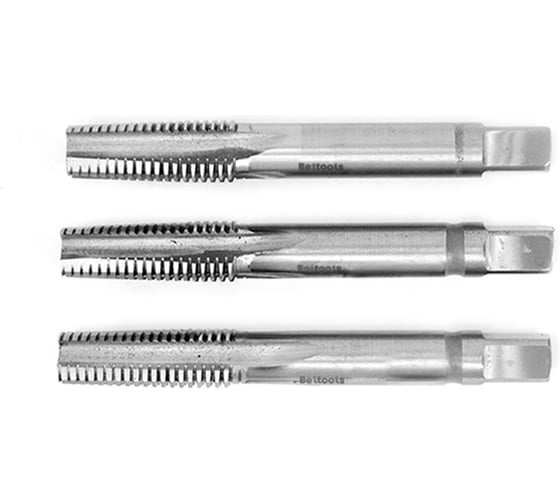 Изображение товара Метчик трапецеидальный Tr20х2 машинно-ручной (HSS) левый 3шт компл. L=160мм Beltools ri.291.239