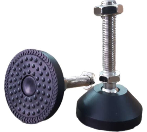 Изображение товара Шарнирная регулируемая опора UnitMC 50хМ10х50 (основание PA66, винт сталь) 400201 50xM10x50