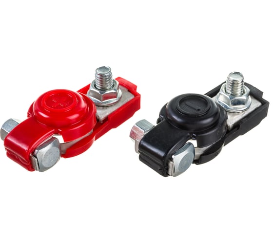 Изображение товара Клеммы АКБ General Technologies под болт с гайкой 2 шт Тип EURO (латунь) GT-BT883