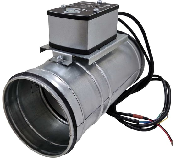 Изображение товара Пожарный клапан TECHNO FKS140 круглый 140мм огнестойкость El60 с приводом с возвратной пружиной 230В 594141