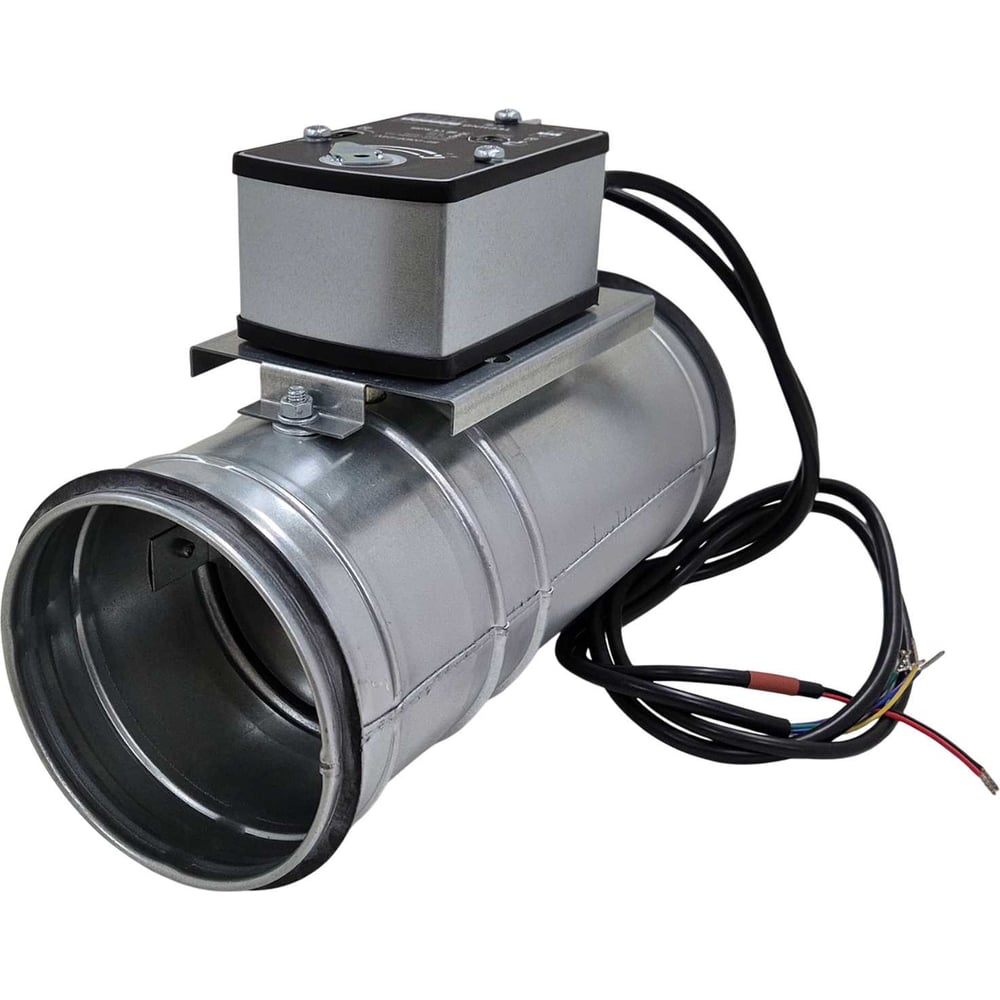 Изображение товара Пожарный клапан TECHNO FKS125 круглый огнестойкость EI60 24В