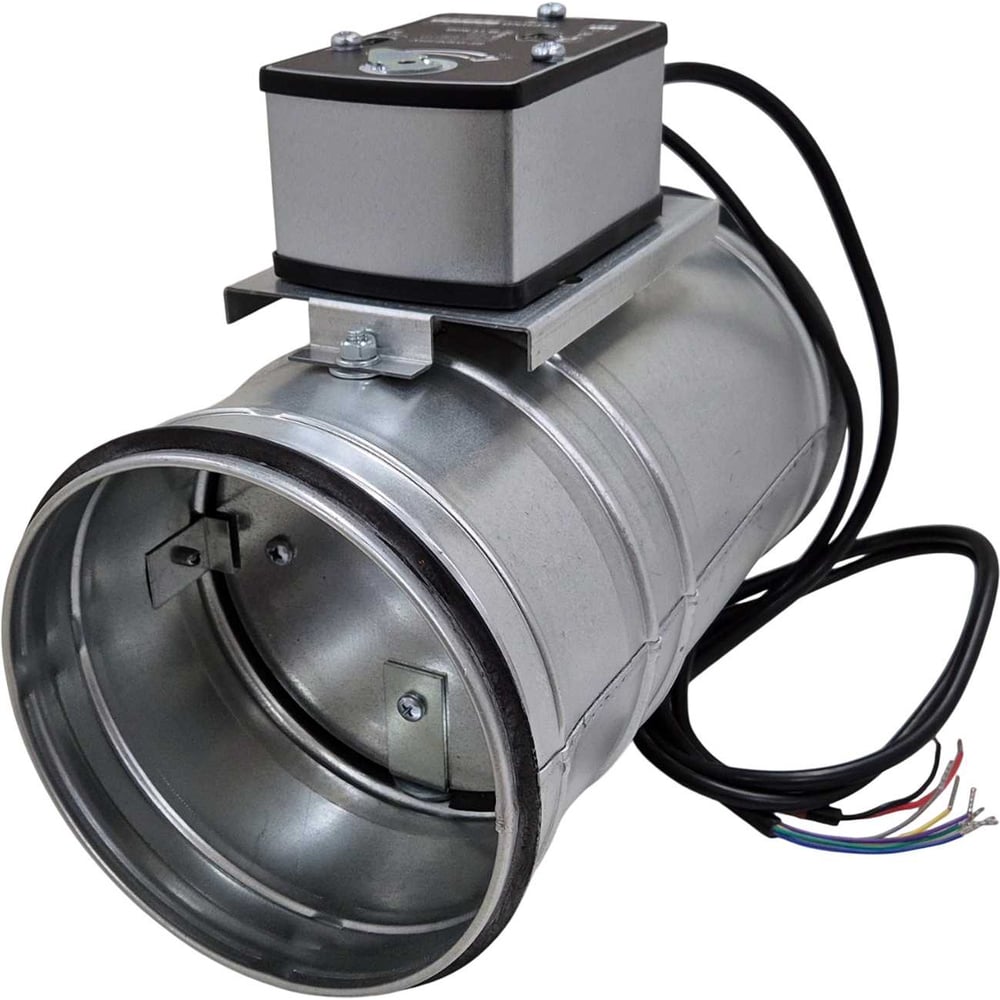 Изображение товара Пожарный клапан TECHNO FKS160 круглый 160мм огнестойкость EI60 с приводом