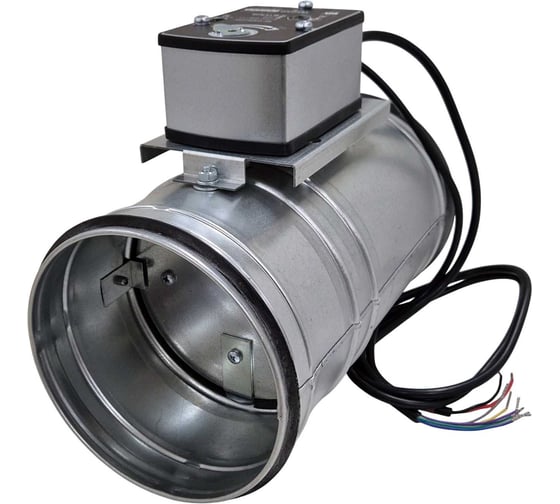 Изображение товара Пожарный клапан TECHNO FKS160 круглый 160мм огнестойкость El60 с приводом с возвратной пружиной 24В 594162