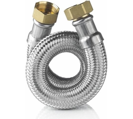 Изображение товара Подводка для горячей и холодной воды Imperial ГИГАНТ PREMIUM 0,6 м 1F/F в стальной оплетке, супергибкая 659.60