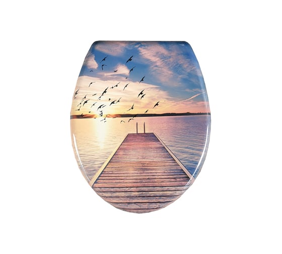 Изображение товара Сиденье для унитаза SANTRADE Морской закат 0508