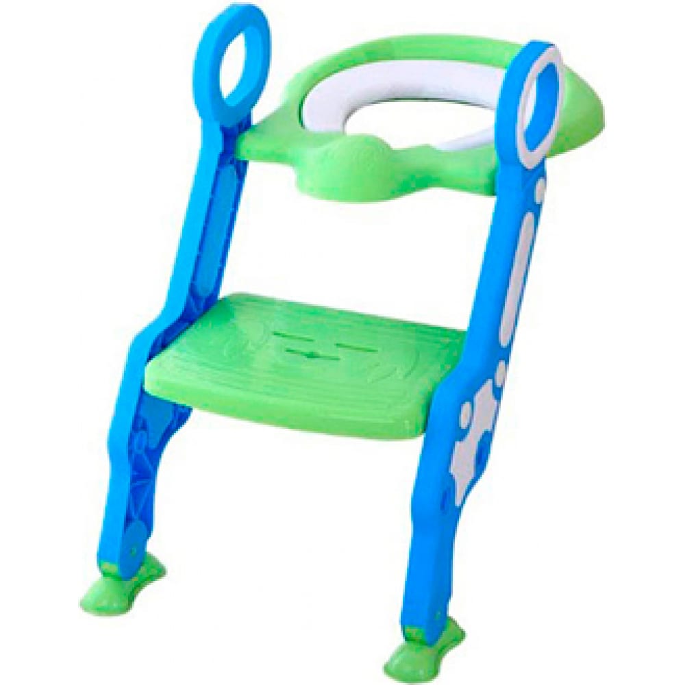 Детское складное сиденье для унитаза SanTrade сиденье на ванну на присосках детское полимербыт giraffix 4311773