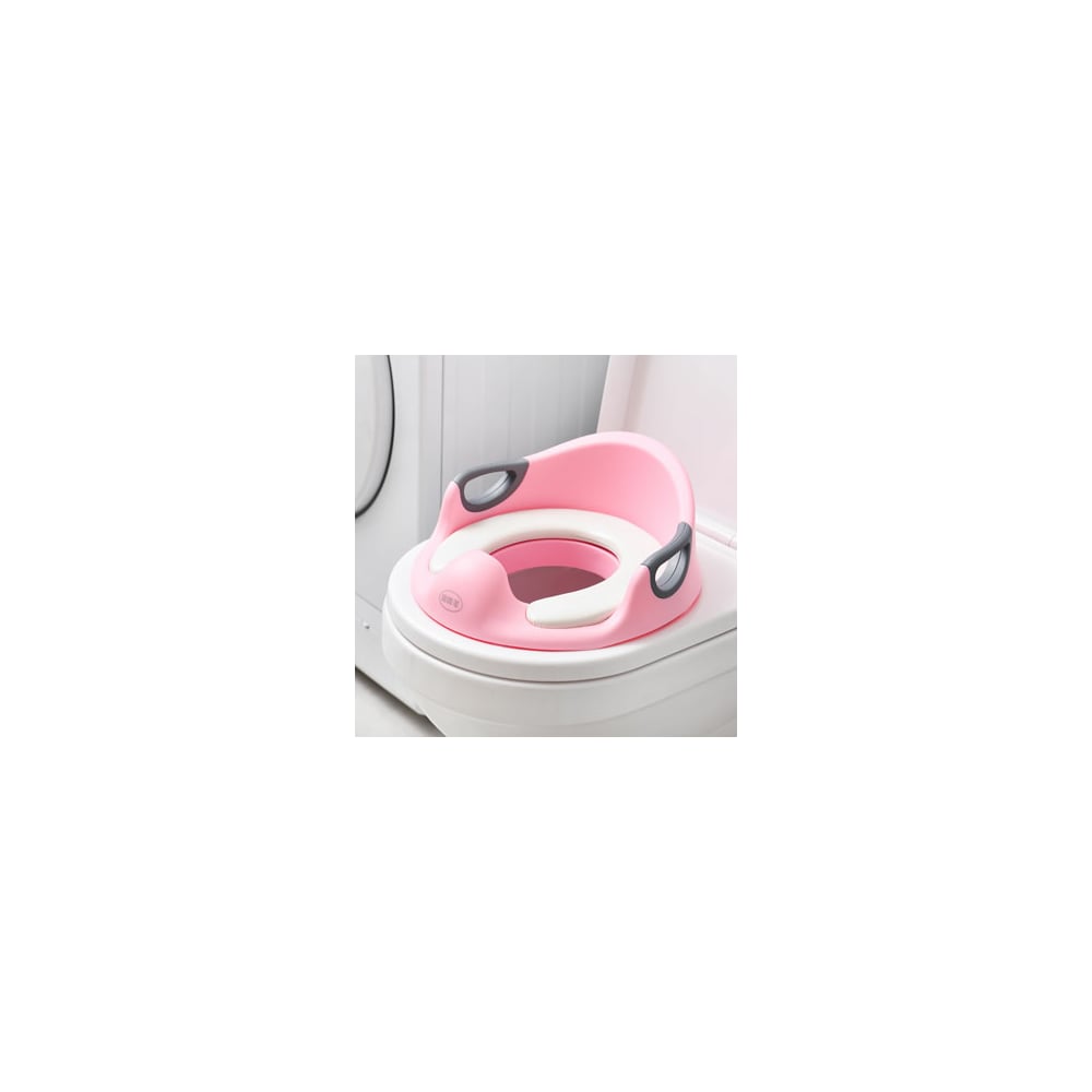Детское сиденье-накладка для унитаза SanTrade сиденье для унитаза детское с лесенкой и ручками розовый