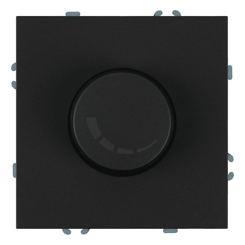 Изображение товара Выключатель диммирующий STEKKER Эмили механизм, 250В, 500W, RSW10-5106-05, черный уголь, soft touch 49842