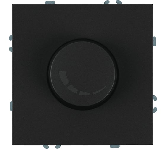 Изображение товара Выключатель диммирующий STEKKER Эмили механизм, 250В, 500W, RSW10-5106-05, черный уголь, soft touch 49842