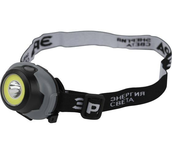 Изображение товара Налобный светодиодный фонарь ЭРА GB-710 Криптон, на батарейках, 3 режима, 5 Вт, СОВ, 3хААА Б0052752