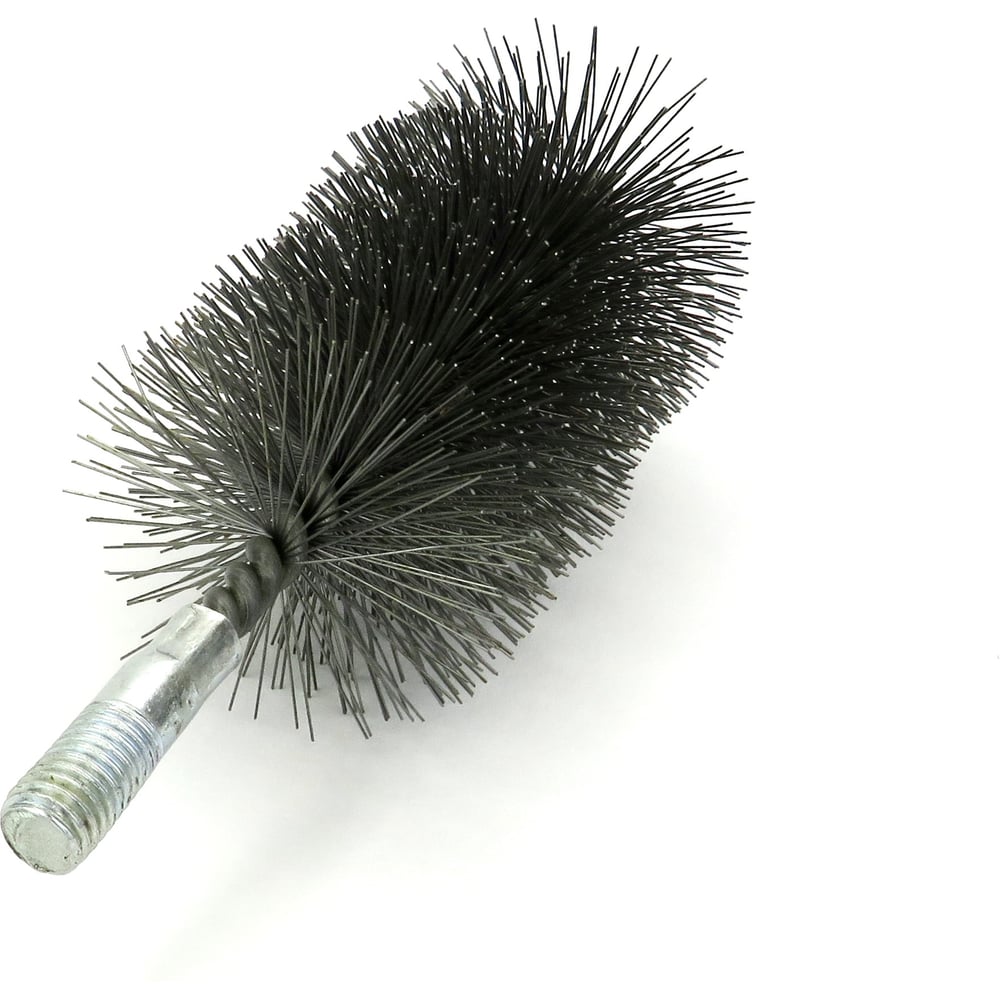 Изображение товара Щетка ерш трубный EuroBrush Д63 с резьбой М12 для очистки труб и котлов