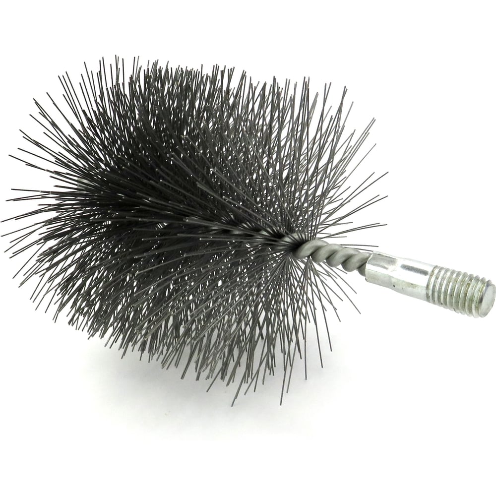 Изображение товара Щетка ерш трубный EuroBrush Д100 с ворсом из стали для очистки труб и теплообменников