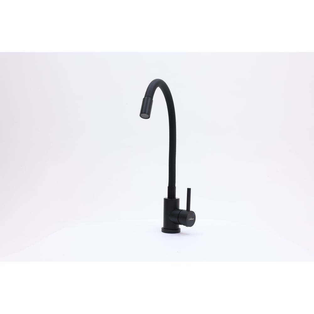 Изображение товара Смеситель для кухни Alcora Langfoss Total Black с гибким изливом