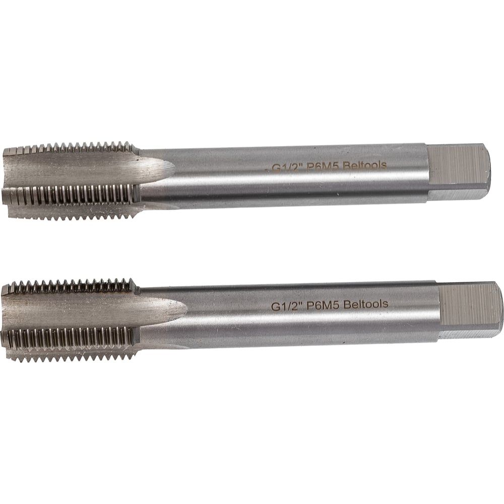 Изображение товара Метчик трубный G1/2" 14 ниток машинно-ручной Р6М5 2шт компл. исп1 ГОСТ 3266-81 Beltools ri.119.286