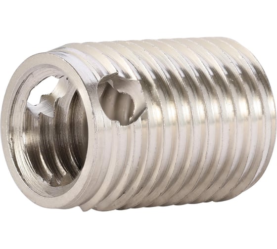 Изображение товара Вставка резьбовая самонарезная с режущими отверстиями М10х1.5 6h L=18мм 2шт. H-Tools 9791101HT-2