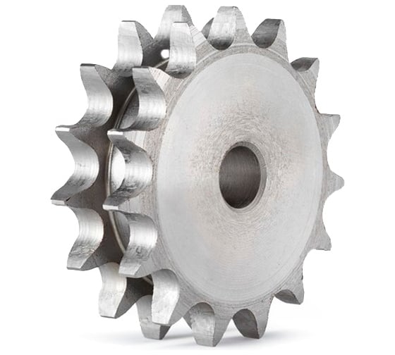 Изображение товара Звездочка ISKRA двойная, для однорядных цепей: 08B-1, Z=13, (PHS 08B-1DSA13), DS09013-ISKRA