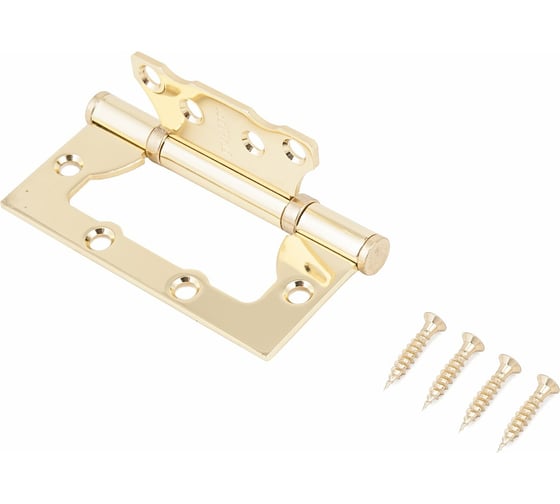 Изображение товара Накладная петля без врезки Стандарт 2BB BP (100х75х2.5 мм; латунь; 1 шт) 7107