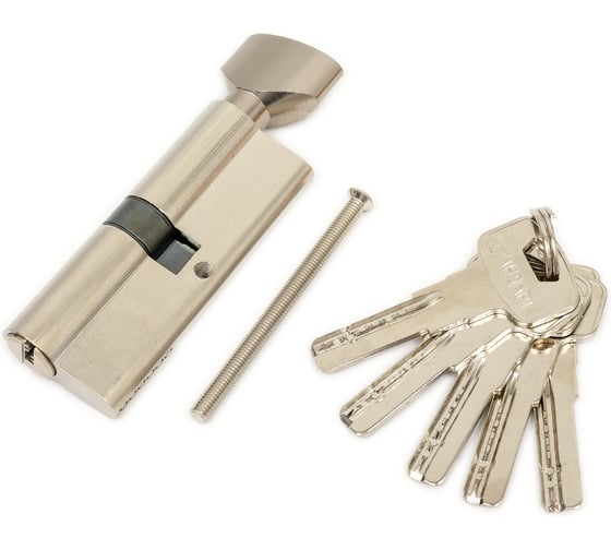 Изображение товара Цилиндровый механизм Стандарт Z.F.80В-5K SN (35x10x35 мм; 5 ключей; перфорированный ключ; вертушка) 12227