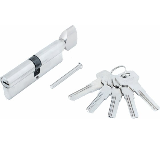Изображение товара Цилиндровый механизм Стандарт SN (40x10x40 мм; 5 ключей; перфорированный ключ; вертушка) 12228