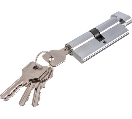 Изображение товара Цилиндровый механизм Стандарт CP (35x10x35 мм; 5 ключей; английский ключ; вертушка) 11117
