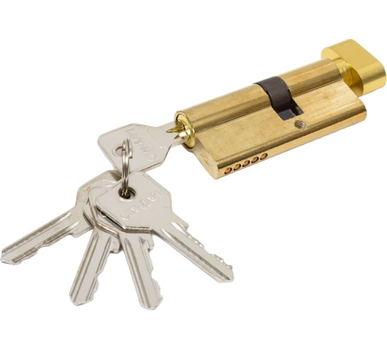 Изображение товара Цилиндровый механизм Стандарт BP (25x10x35 мм; 5 ключей; английский ключ; вертушка) 11114